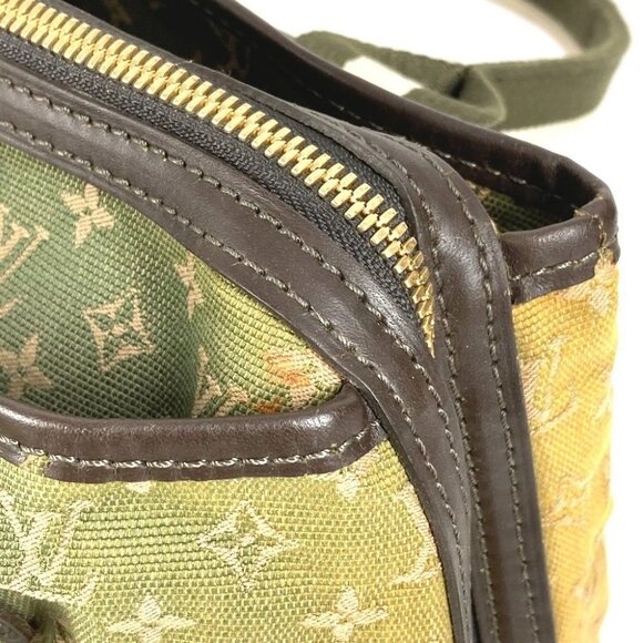 LOUIS VUITTON M92507 Monogram mini Sac Mary Kate Hand Bag Canvas khaki - Picture 10 of 16